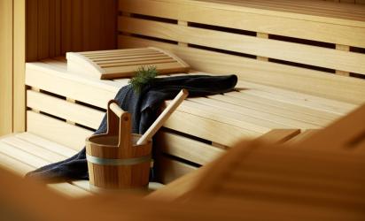 In einer Sauna