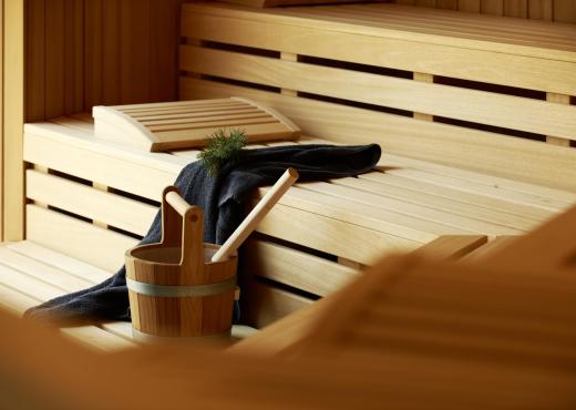 In einer Sauna