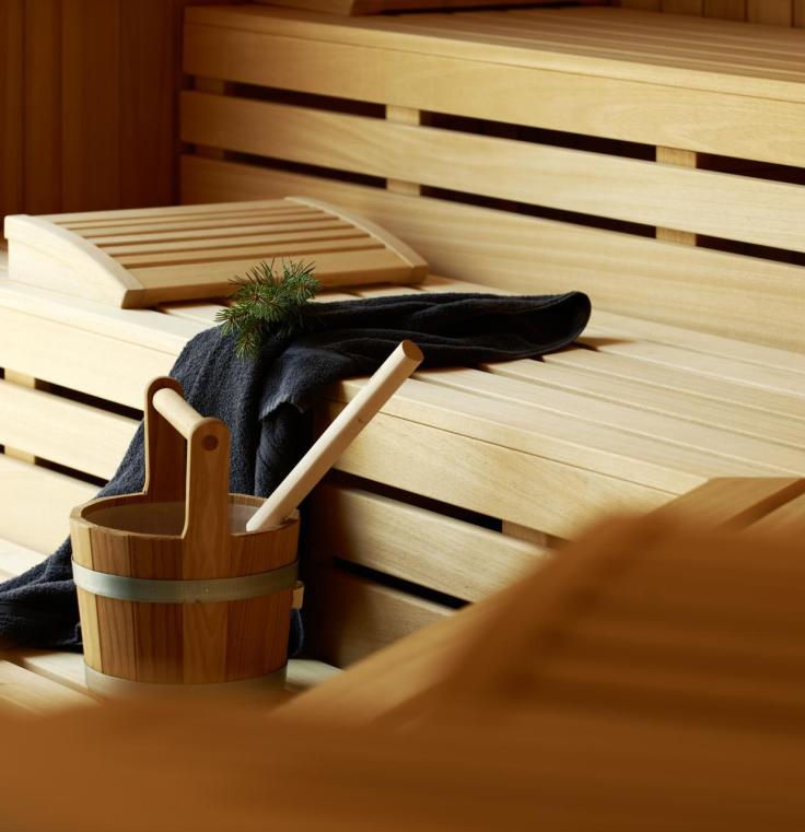 In einer Sauna