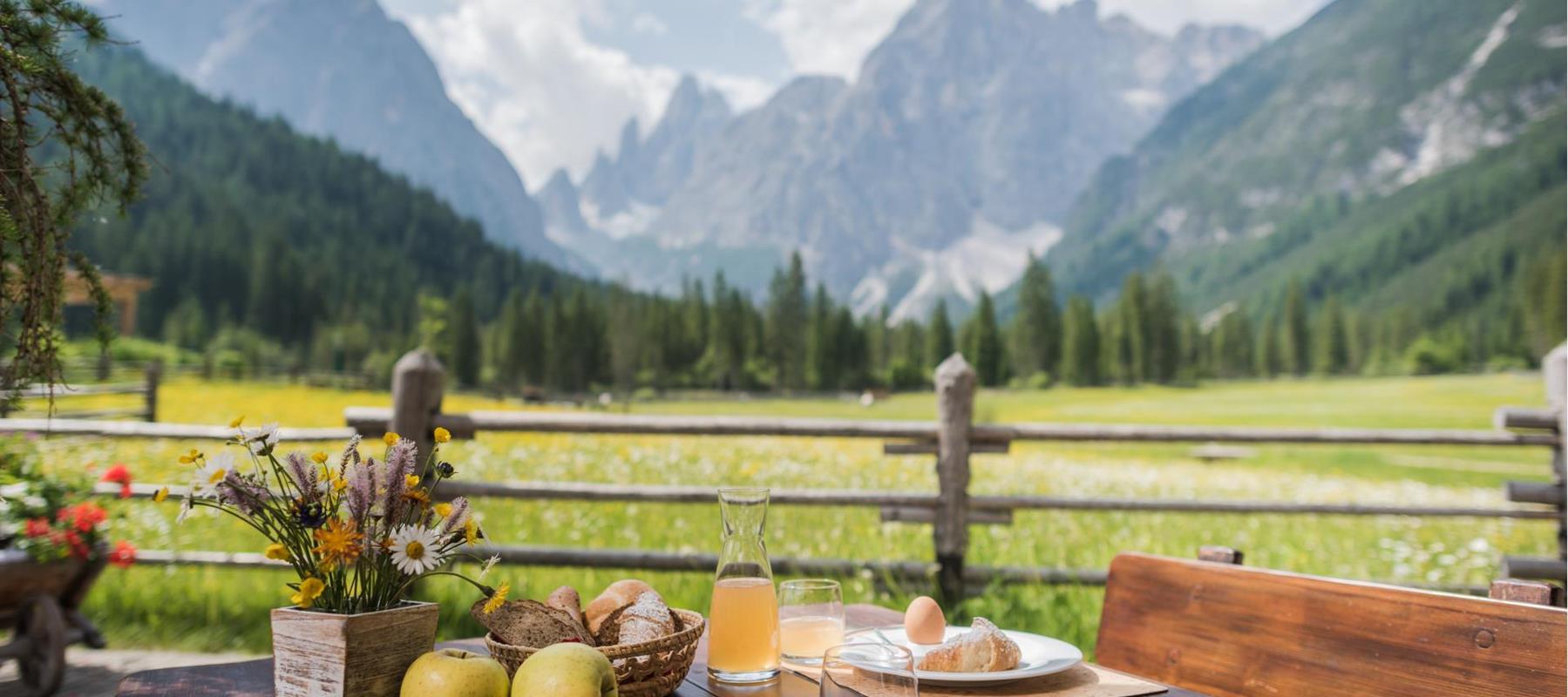 Frühstück auf der Terrasse