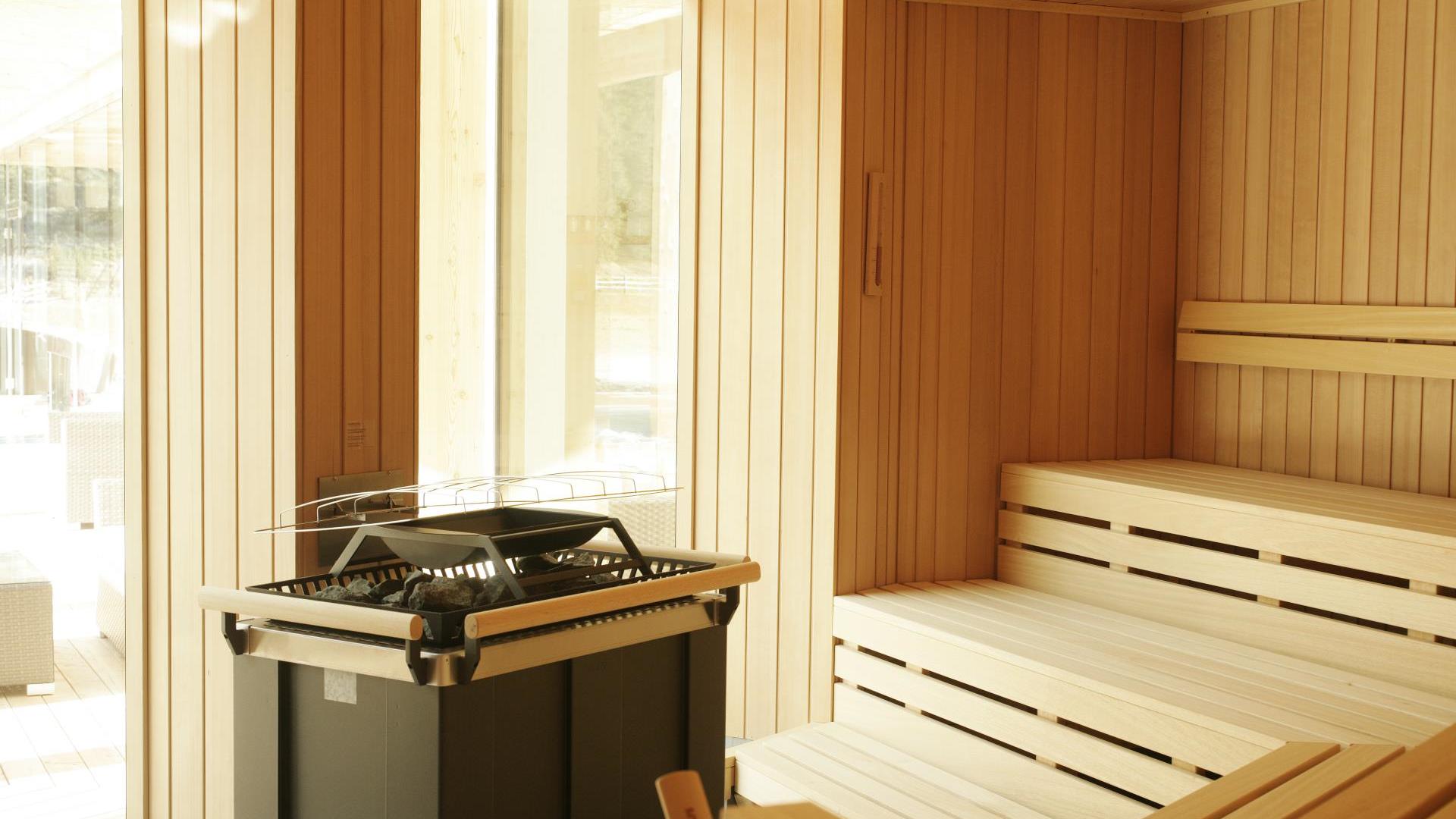 In einer Sauna