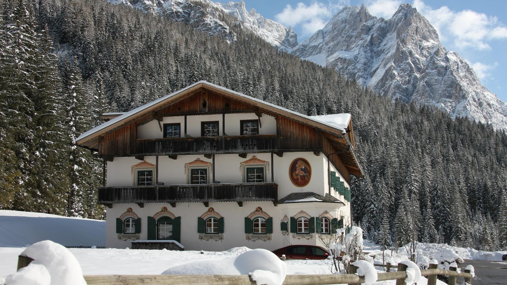 La dépendance Alte Post in inverno
