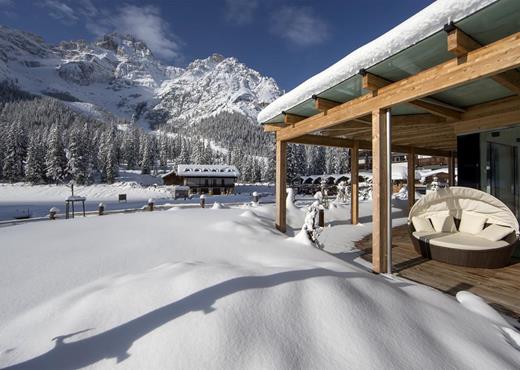 L'oasi wellness in inverno