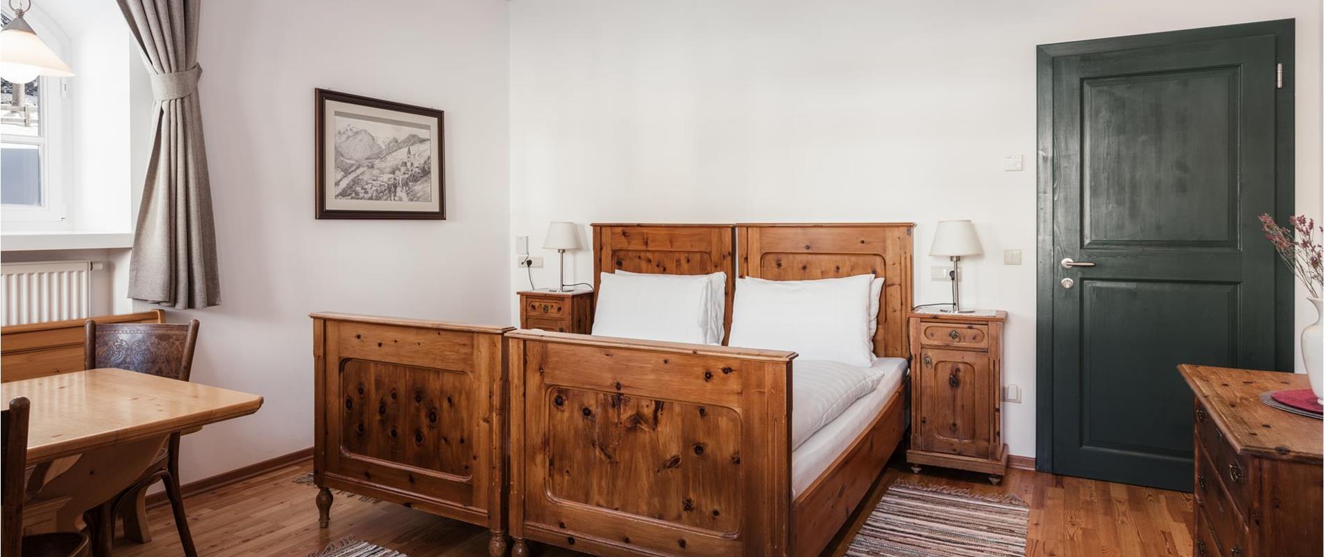 Schlafbereich der Suite Chalet