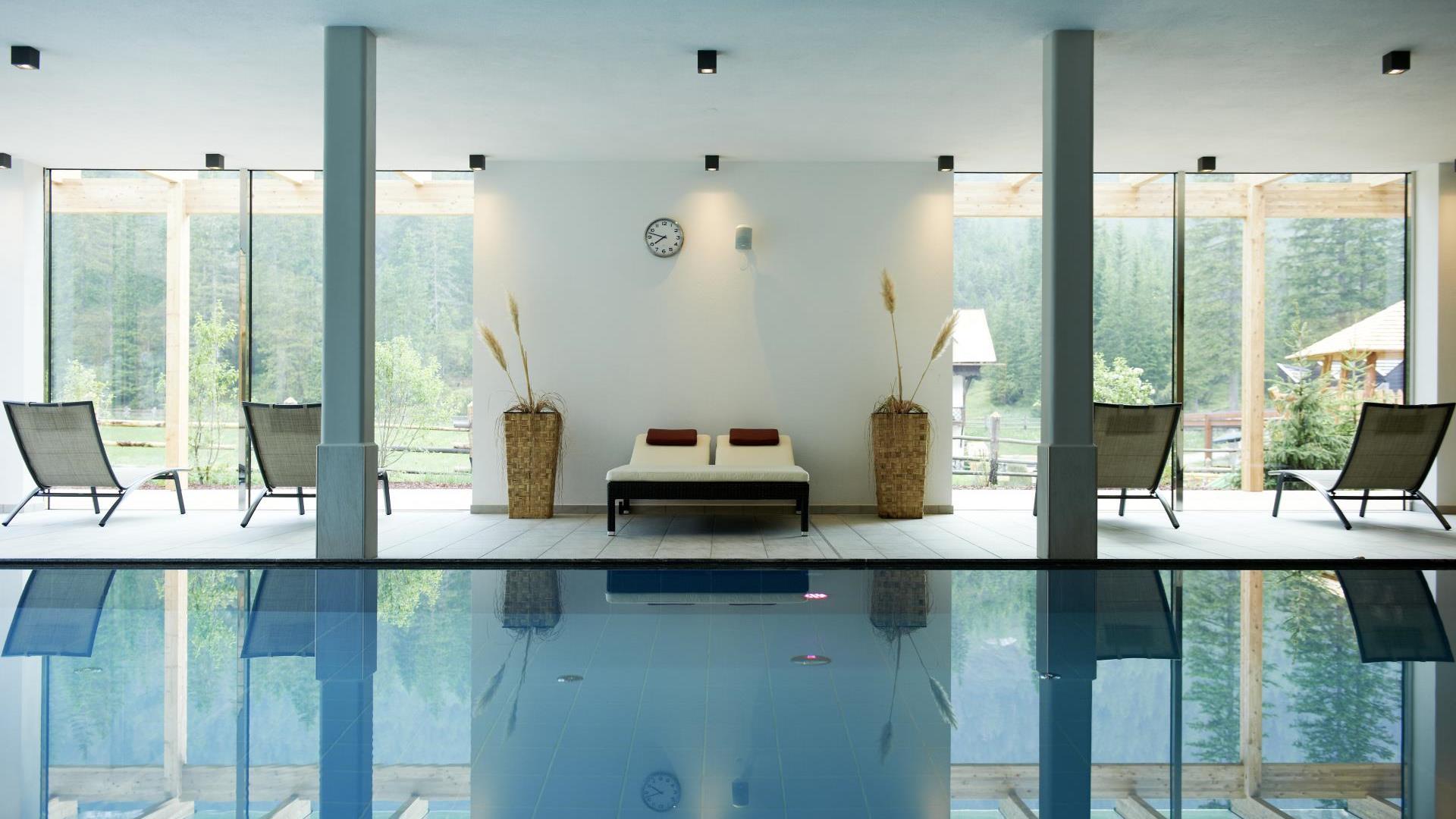 Der Pool im Badehaus