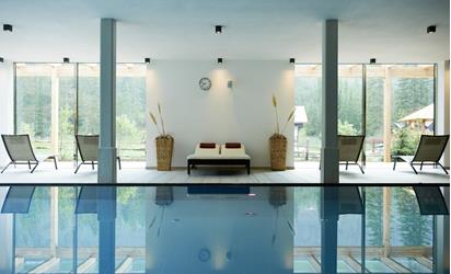 Der Pool im Badehaus