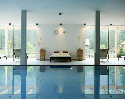 Der Pool im Badehaus