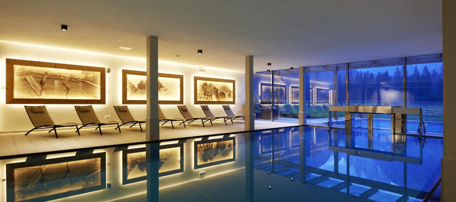 The indoor pool