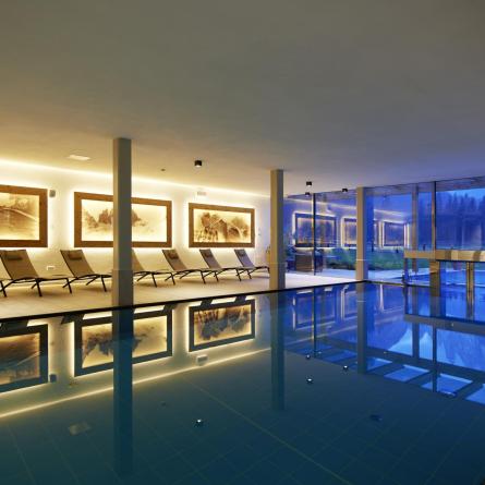 The indoor pool