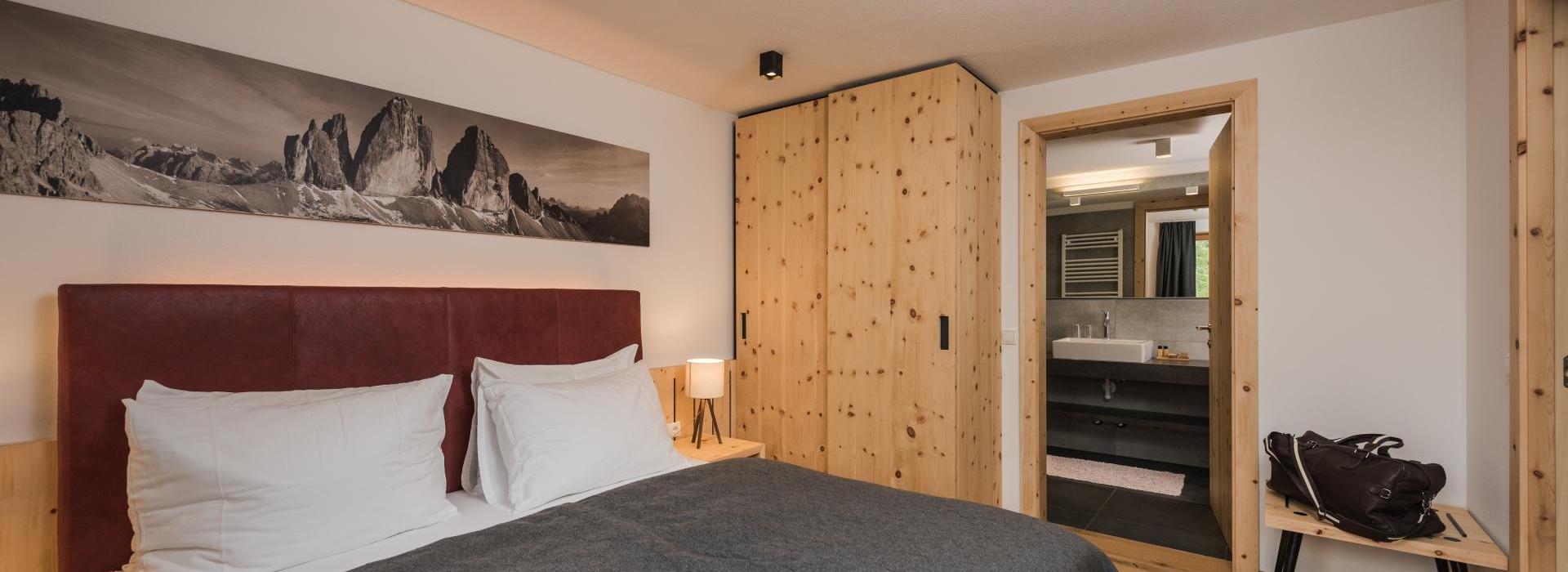 Der Schlafbereich der Family Suite
