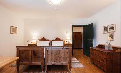 Doppelbett des Superior Chalets